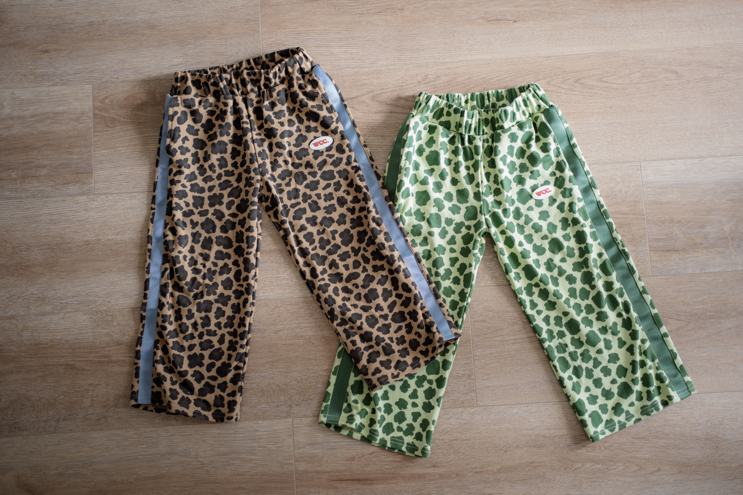 leopard pants - brown