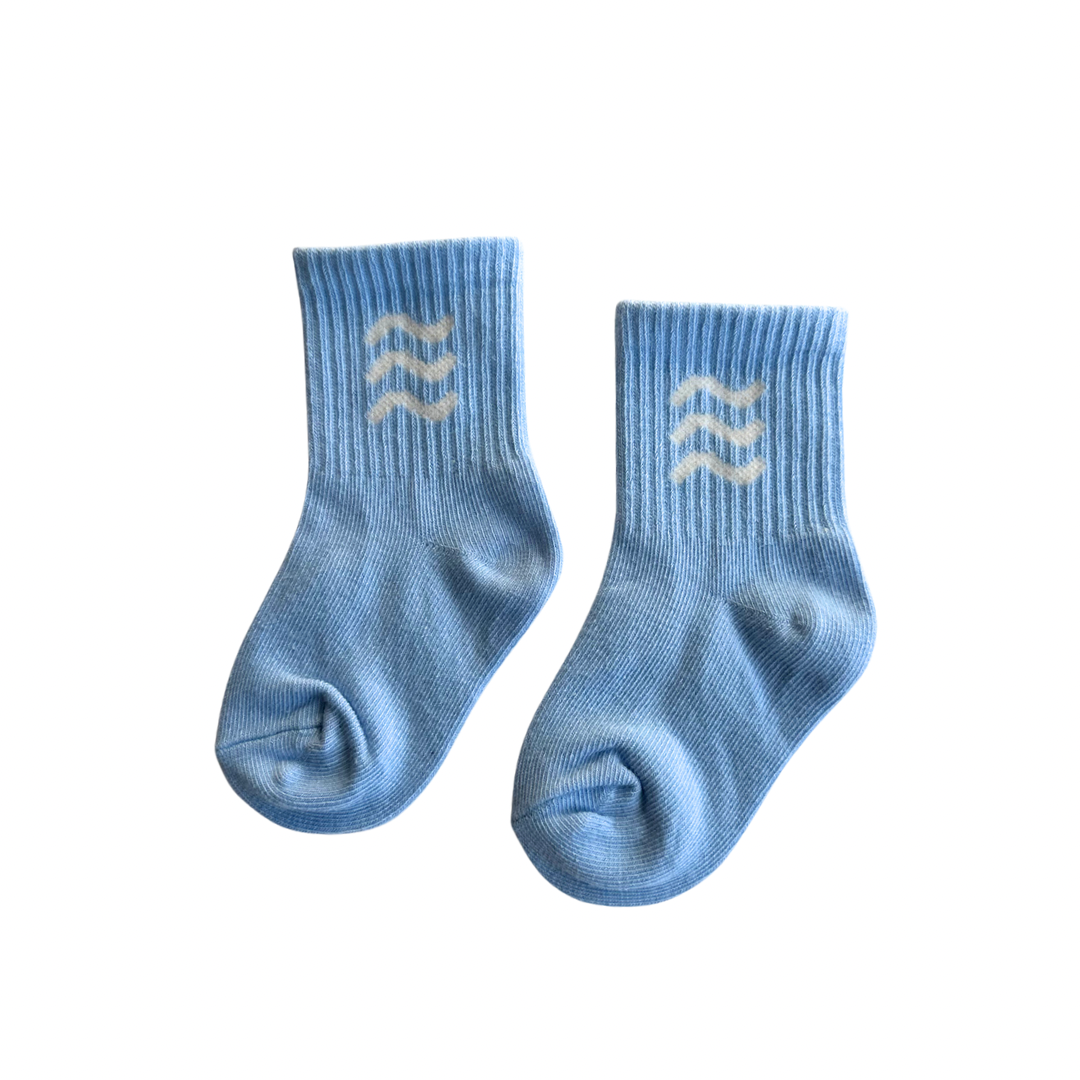 blue waves socks