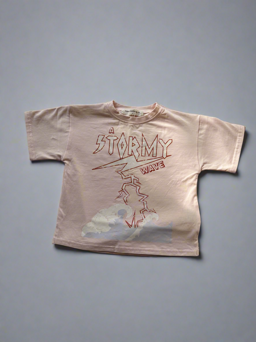 stormy oversized tee - pink