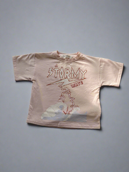 stormy oversized tee - pink