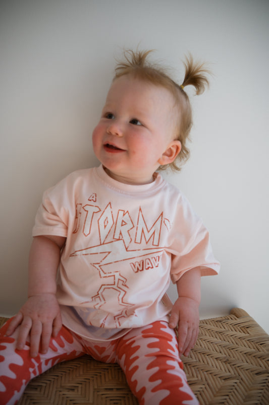 stormy oversized tee - pink
