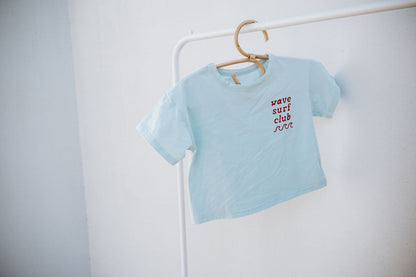 wave surf club oversized tee