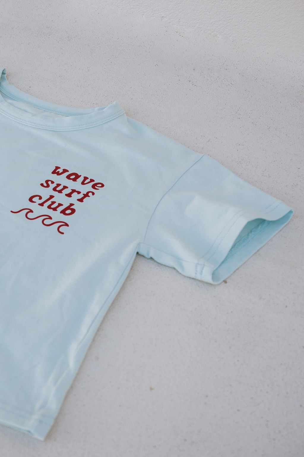 wave surf club oversized tee