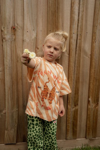 born wild kid - orange tee