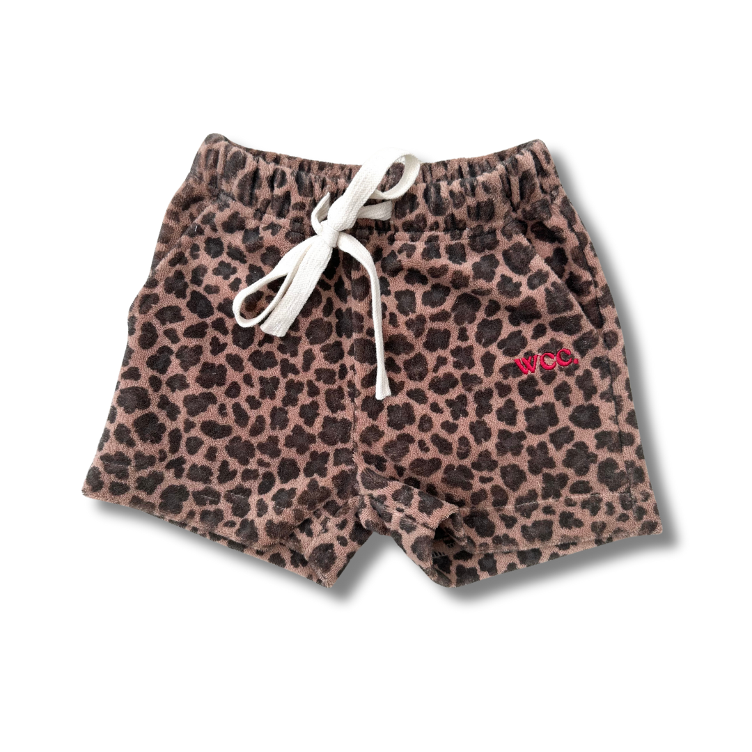 leopard shorts