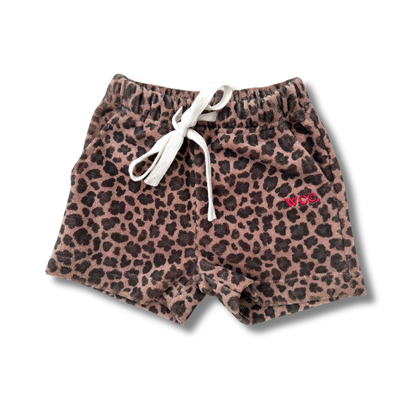 leopard shorts