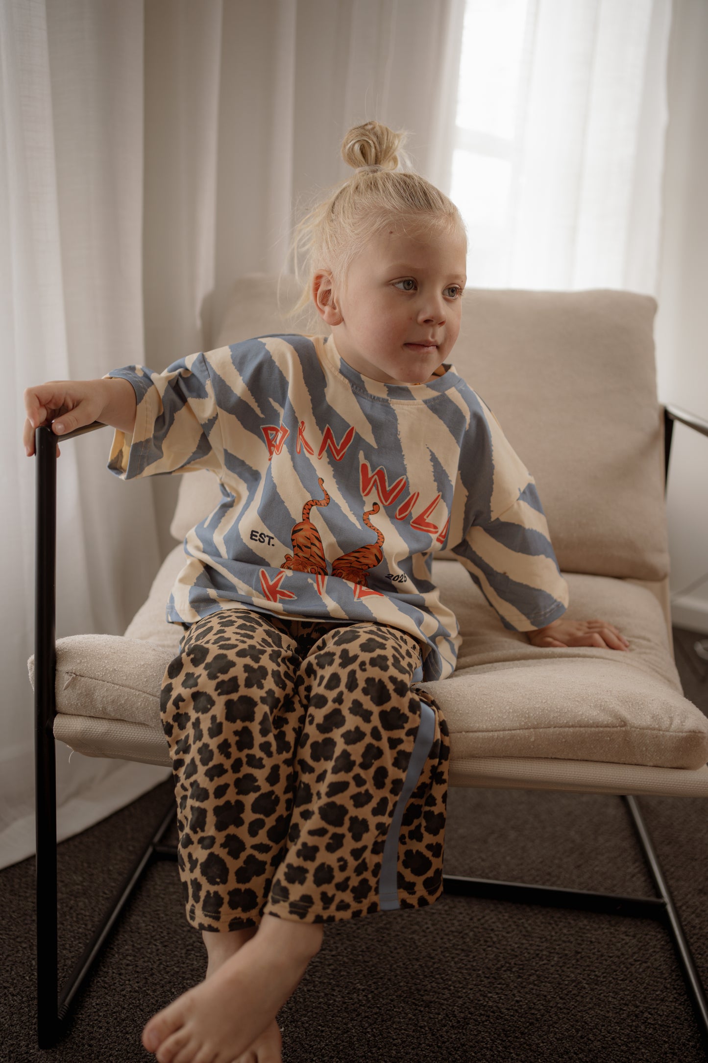 leopard pants - brown