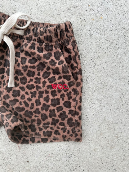 leopard shorts