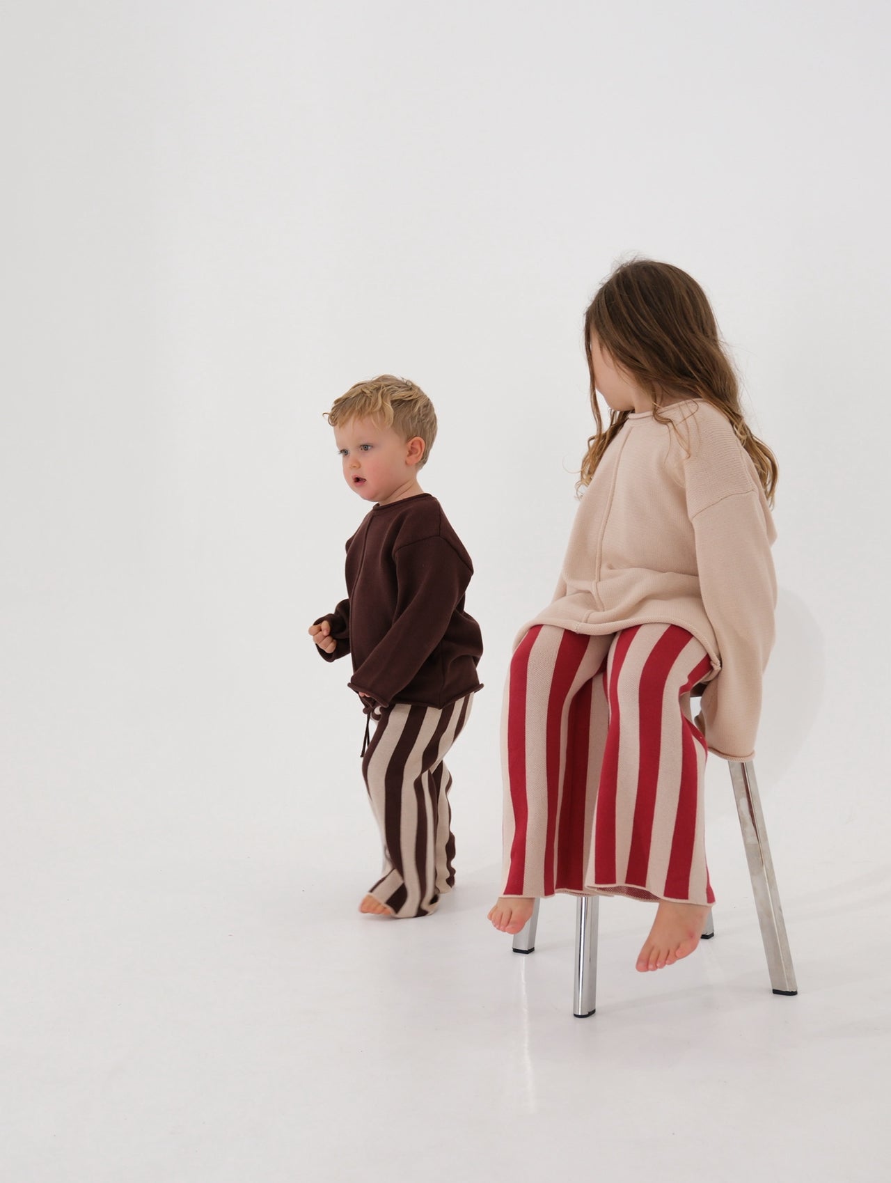 choc brown knit sweater