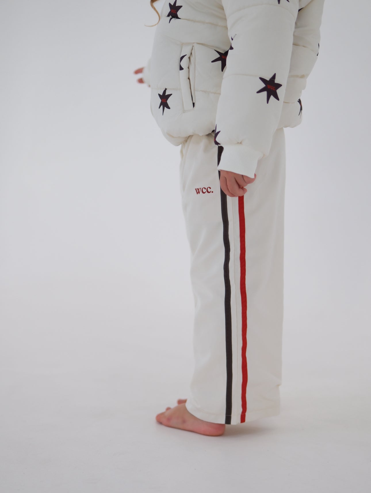 parachute racer pant cream
