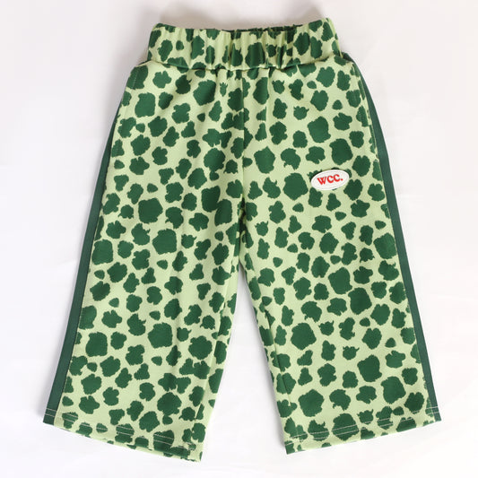 leopard pants - green