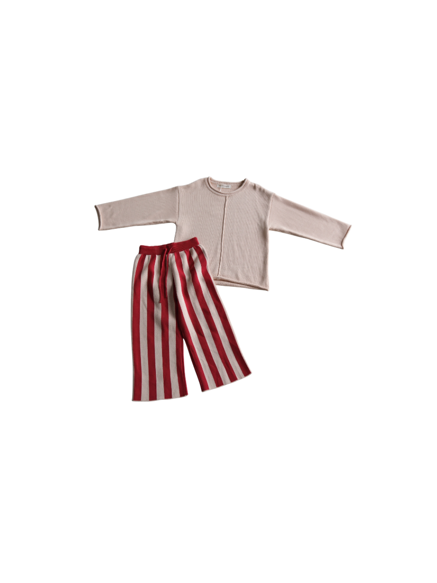 cream knit sweater