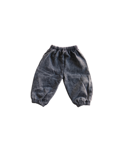 charcoal stormy acid wash pant